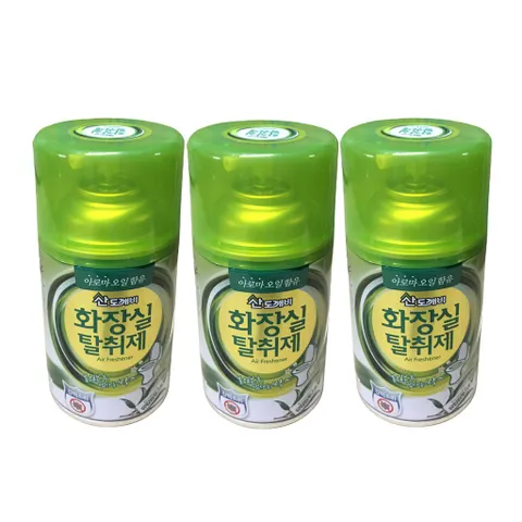 [HOT] Bộ 3 chai xịt khử mùi nhà vệ sinh Sandokkabi 300ml