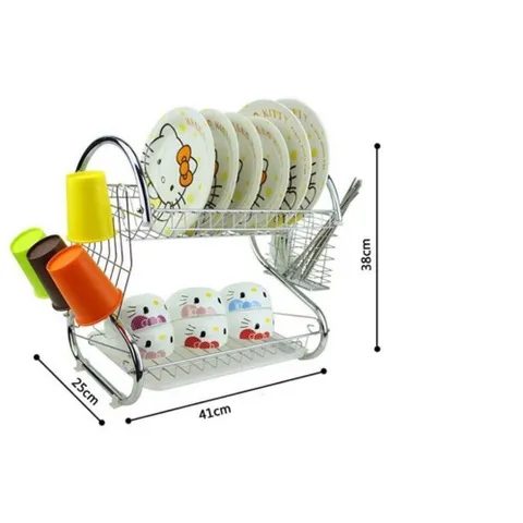 [HOT] Giá up bát đĩa cốc và để đồ nhà bếp 2 tầng TI849 811627
