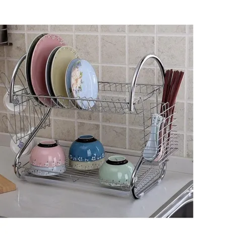 [HOT] Giá up bát đĩa cốc và để đồ nhà bếp 2 tầng TI849 811627