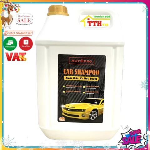 Nước rửa xe bọt tuyết chuyên dụng Car Shampoo 20.000ml cho ô tô xe máy ( GIA0 2 CAN 10L)