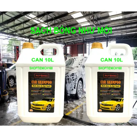Nước rửa xe bọt tuyết chuyên dụng Car Shampoo 20.000ml cho ô tô xe máy ( GIA0 2 CAN 10L)