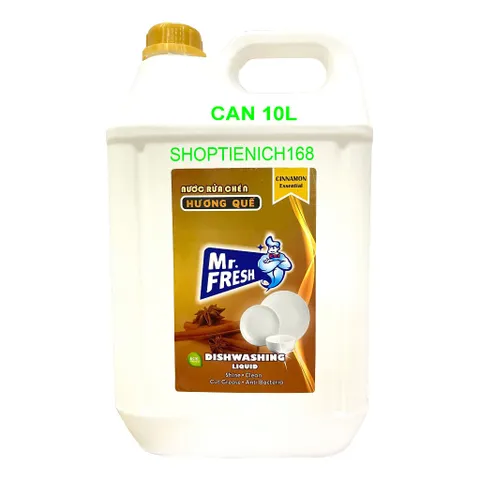 Nước rửa chén bát  đậm đặc an toàn Mr Fresh 20L Nhiều hương ( Giao 2 can 10L)