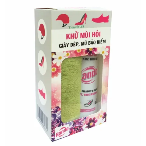 [HOT] Chai Khử Mùi Hôi Giầy Dép Mũ Bảo Hiểm Tặng Khăn Lau Giầy Chuyên Dụng TI851