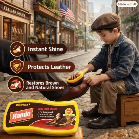 👞 XI MÚT ĐÁNH GIÀY DA ĐEN HANDO – GIẢI PHÁP LÀM MỚI GIÀY NHANH CHÓNG