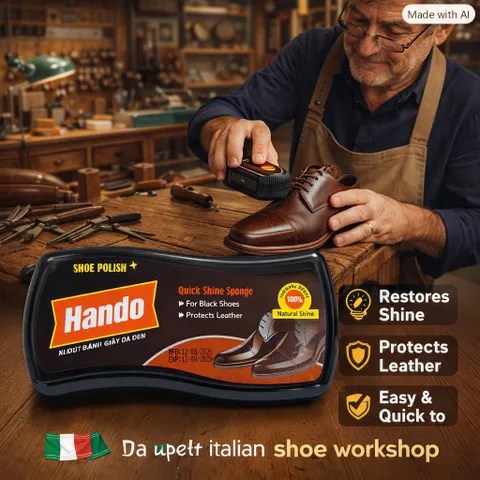👞 XI MÚT ĐÁNH GIÀY DA HANDO – GIẢI PHÁP LÀM MỚI GIÀY NHANH CHÓNG