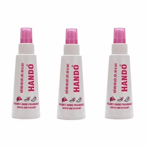 🧴 BỘ 2 CHAI XỊT KHỬ MÙI GIÀY HANDO 120ML – GIẢI PHÁP KHỬ MÙI TIỆN LỢI CHO GIÀY DÉP & MŨ BẢO HIỂM