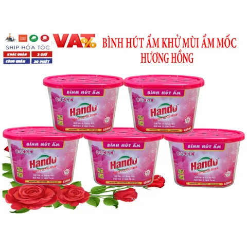 🌸BỘ 8  BÌNH HÚT ẨM HANDO 450ML HƯƠNG LAVENDER– HÚT ẨM, KHỬ MÙI, CHỐNG MỐC, TẠO HƯƠNG THƠM