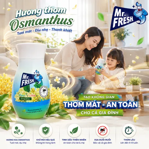 🍍 SÁP THƠM ĐUỔI MUỖI MR.FRESH PURE AROMA HƯƠNG DỨA – HƯƠNG THƠM LAN TỎA, XUA ĐUỔI CÔN TRÙNG, BẢO VỆ KHÔNG GIAN GIA ĐÌNH