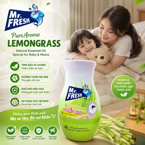 🍍 🍍 Sáp Thơm Đuổi Muỗi Mr. Fresh Hương Dứa 200g – Khử Mùi, Thơm Phòng, Bảo Vệ Gia Đình