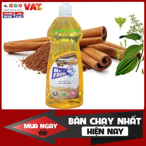 🧴 NƯỚC RỬA CHÉN BÁT MR.FRESH – SẠCH BÓNG VƯỢT TRỘI, HƯƠNG THƠM TỰ NHIÊN