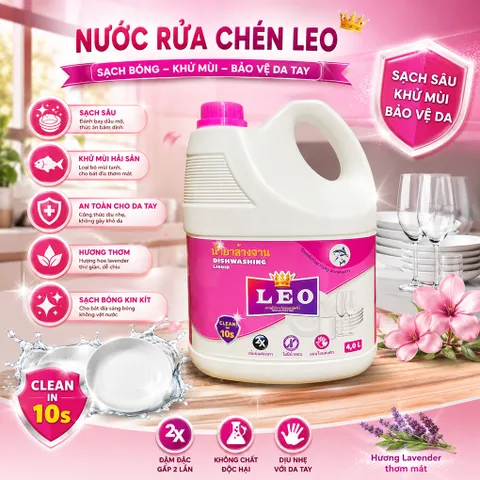 🌸 NƯỚC RỬA BÁT LEO 4L – SẠCH NHANH, KHỬ MÙI TANH HIỆU QUẢ, AN TOÀN CHO DA TAY