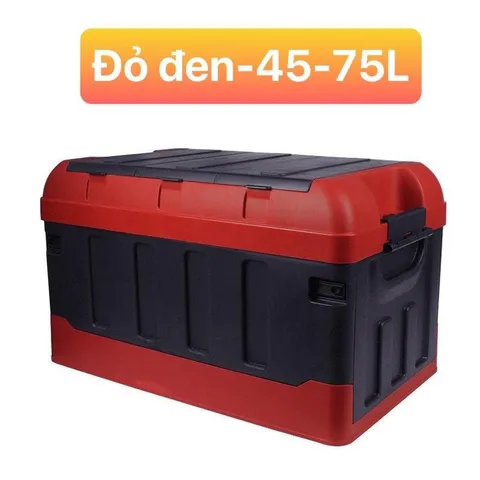 Thùng đựng đồ gấp gọn đa năng 45 lít có 2 ngăn riêng biệt có thể tháo rời một cách rễ ràng giao mầu ngẫu nhiên 811781