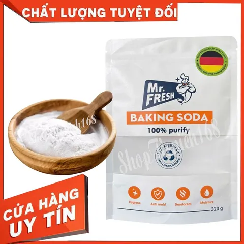 Baking Soda Mr. FRESH – Eco-Clean Bột nở-tẩy rửa gia dụng 320g