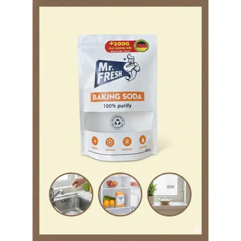 Baking Soda Mr. FRESH – Eco-Clean Bột nở-tẩy rửa gia dụng 320g