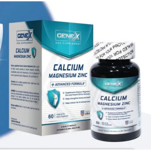 Viên uống CALCIUM Magie ZinC ( Nhập khẩu Mỹ) Hộp 60 viên