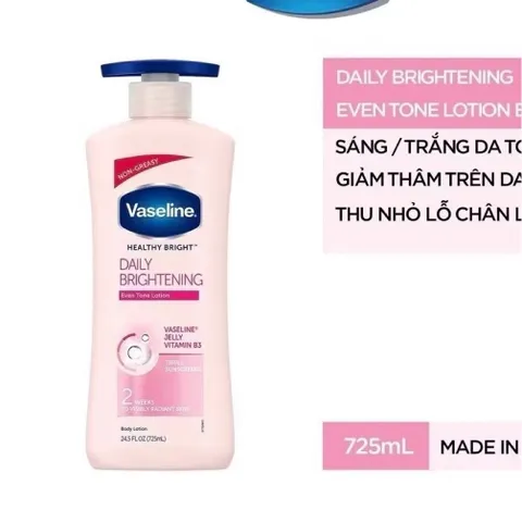 Sữa dưỡng thể Vaseline 725ml dưỡng trắng da - Hồng 812052