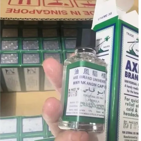 Dầu cây búa Singapore hay Dầu gió trắng Axe Brand Universal Oil (chai 14ml) 812089