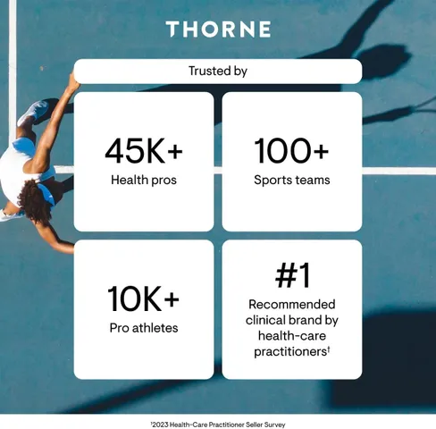 Thorne Zinc - dành cho người có chế độ ăn thiếu hụt kẽm nặng người tập thể thao cường độ cao chính hãng Thorne Research Mỹ