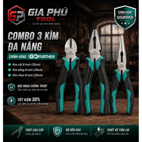 Combo 3 kìm đa năng 8 inch 812127