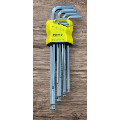 Combo 2 bộ lục giác ZETI đầu bi và đầu bông thép CRV siêu cứng 812129
