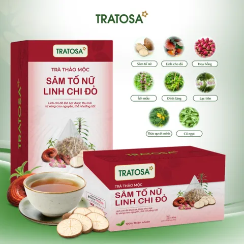 Trà Sâm Tố Nữ Giúp Giảm Nám, Tàn Nhang, Đẹp Da, Cân Bằng Nội Tiết Tố