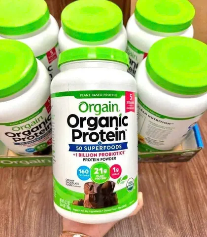 Protein Hữu Cơ Orgain Organic  Vị Chocola - 21g Pr1 - 1.22kg của Mỹ