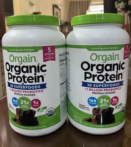 Protein Hữu Cơ Orgain Organic  Vị Chocola - 21g Pr1 - 1.22kg của Mỹ