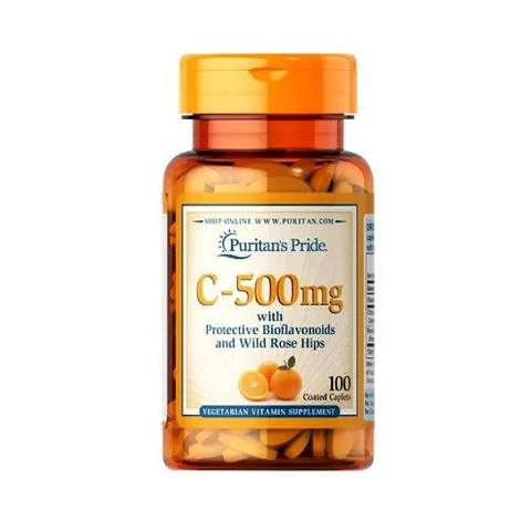 Viên uống bổ sung Vitamin C Puritan’s Pride C-500mg 812155