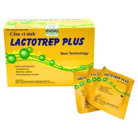 Cốm vi sinh LACTOTREP PLUS (Hộp 30 gói) Cân bằng hệ vi sinh đường ruột, giúp giảm rối loạn tiêu hóa, tiêu chảy, táo bón