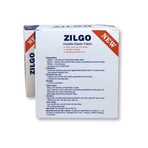 Băng Keo Cá Nhân Y Tế ZILGO (Hộp 102 miếng) Dính chắc, Dễ sử dụng, Mở băng không đau, An toàn
