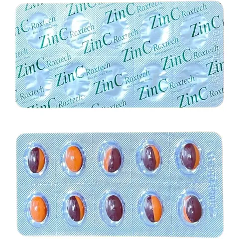 Viên uống ZinC Roxtech (Hộp 100 viên) Hỗ trợ tăng cường sức đề kháng và nâng cao hệ miễn dịch tự nhiên.