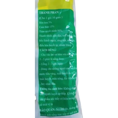 Chè Thanh Nhiệt Thái Bình 10g (Bịch 100 gói) Làm mát gan, giảm các triệu chứng như mụn nhọt, nổi mẩn, nhiệt miệng.