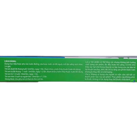 Men tiêu hóa Polybacillus Pore (Hộp 20 ống) Hỗ trợ cân bằng hệ vi sinh đường ruột, giảm triệu chứng rối loạn tiêu hóa