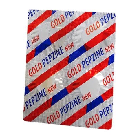 Sủi tiêu hoá Gold Pepzine New (Hộp 40 viên) Hỗ trợ tăng cường tiêu hóa, giảm đầy bụng, khó tiêu, ợ hơi