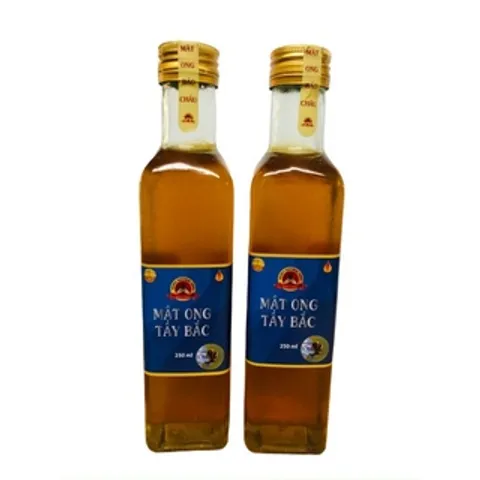 MẬT ONG TÂY BẮC BẢO CHÂU (Chai 250ml/500ml) Mật ong tự nhiên có tác dụng bồi bổ sức khỏe, giúp chống lão hoá, đẹp da.