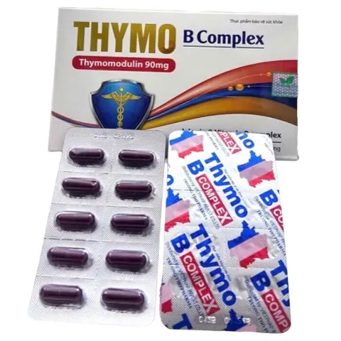 Viên uống THYMO B Complex (Hộp 30 viên) Bổ sung acid amin, vitamin và khoáng chất thiết yếu giúp tăng hệ miễn dịch