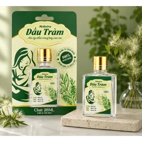 DẦU TRÀM MEKOTRA (Chai 28ml) - ấm áp như vòng tay của mẹ
