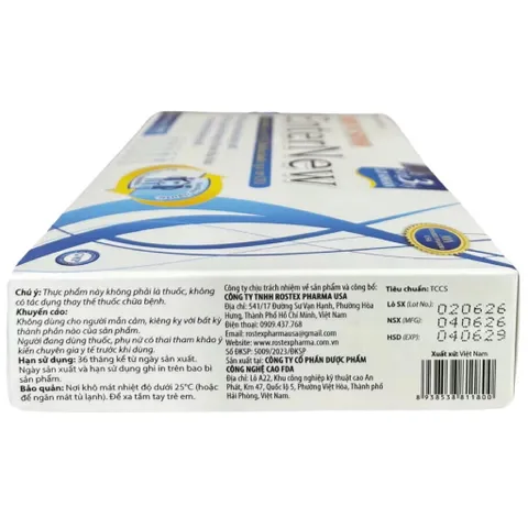 Men vi sinh EnterNew (Hộp 20 ống) Bổ sung 3 tỷ lợi khuẩn giúp giảm rối loạn tiêu hóa do loạn khuẩn.