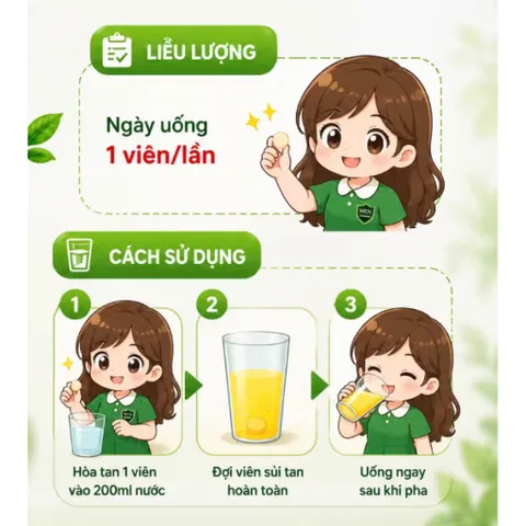 Viên sủi Tocomax Plus Boston Pharma (Tuýp 10 viên) Bổ sung vitamin và khoáng chất, tăng cường sức đề kháng, giảm mệt mỏi