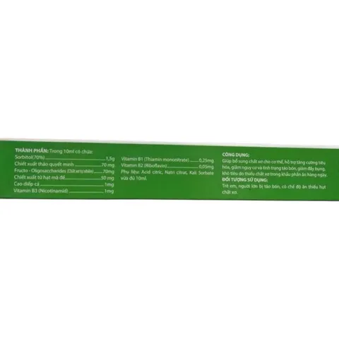 Chất Xơ NUBE GOLD (Hộp 20 ống) Giúp bổ sung chất xơ tự nhiên, hỗ trợ rối loạn tiêu hóa, giảm táo bón, đầy bụng, khó tiêu