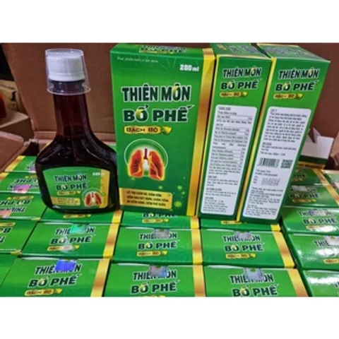 THIÊN MÔN BỔ PHẾ BÁCH BỘ (chai 280ml) Giúp giảm ho khan, ho đàm, hen suyễn, đau rát họng, khản tiếng