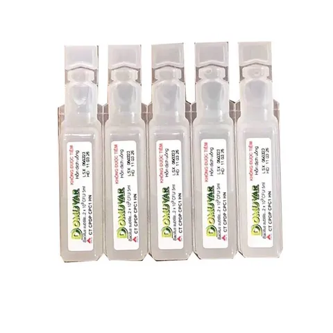 Men tiêu hóa DOMUVAR (Hộp 20 ống) Hỗ trợ tiêu hóa, khó tiêu, chướng bụng, đầy hơi, phân sống, táo bón, tiêu chảy cho bé