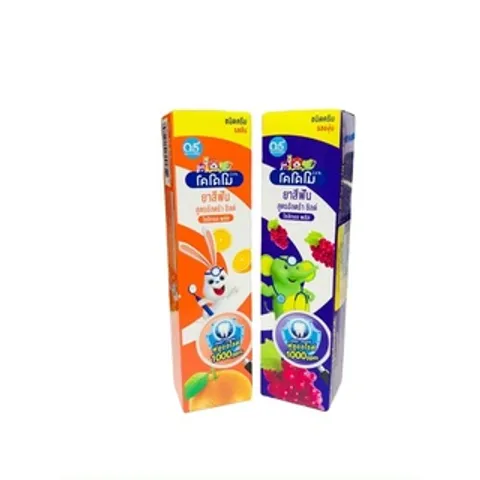 Kem Đánh Răng trẻ em KODOMO Thái Lan chuyên dùng cho trẻ em & không hại khi bé nuốt.