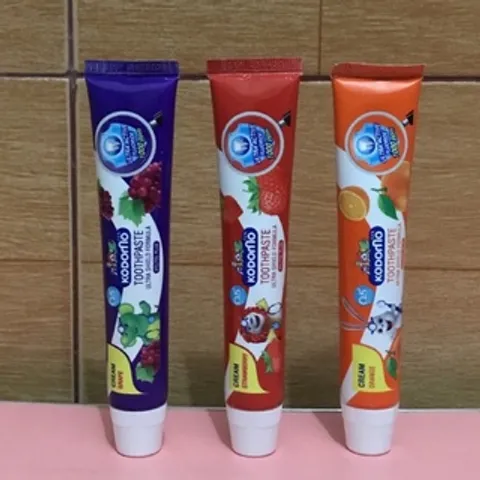 Kem Đánh Răng trẻ em KODOMO Thái Lan chuyên dùng cho trẻ em & không hại khi bé nuốt.