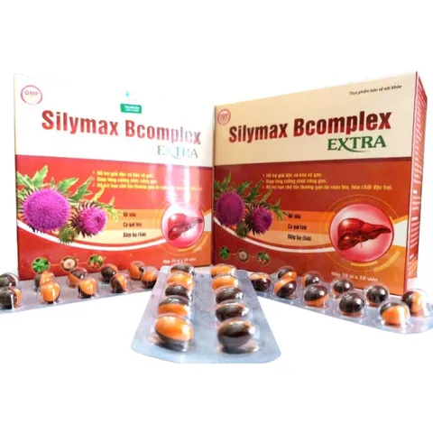 Viên uống Silymax Bcomplex Extra BAK (Hộp 100 viên) Hỗ trợ giải độc và bảo vệ gan, Tăng cường chức năng gan