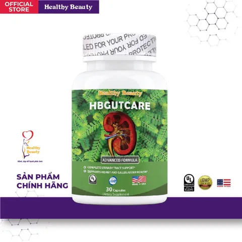 Viên uống HB GUTCARE (Hộp 30 viên) Hỗ trợ tăng đào thải acid uric, giảm đau khớp do lắng đọng acid uric.