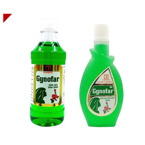 Dung dịch dùng ngoài Gynofar (Chai 500ml) Sát trùng ngoài da, giúp làm sạch và ngăn ngừa nhiễm khuẩn ngoài da.