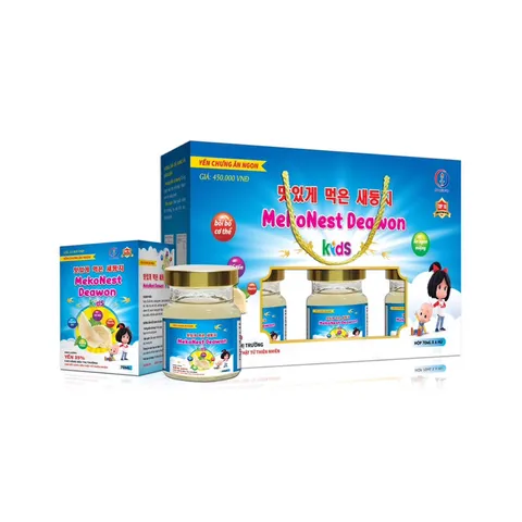 Yến Chưng Đông Trùng Hạ Thảo MEKONEST DAEWOO (Hộp 6 hủ 70ml) Bổ khí huyết giúp tăng cường sức đề kháng, chống lão hoá.