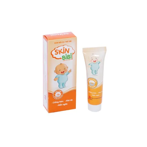 KEM CHỐNG HĂM TÃ SKIN BIBI (Tuýp 10g) Làm dịu da do côn trùng cắn, mẫn ngứa, chàm, hăm da, ban đỏ, giúp giữ ẩm cho da.