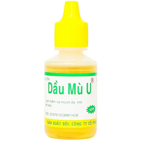 DẦU MÙ U QUANG MINH (Cha 15ml) Dầu Mù U làm mau lành các vết thương, Mau liền da, liền sẹo, bỏng.